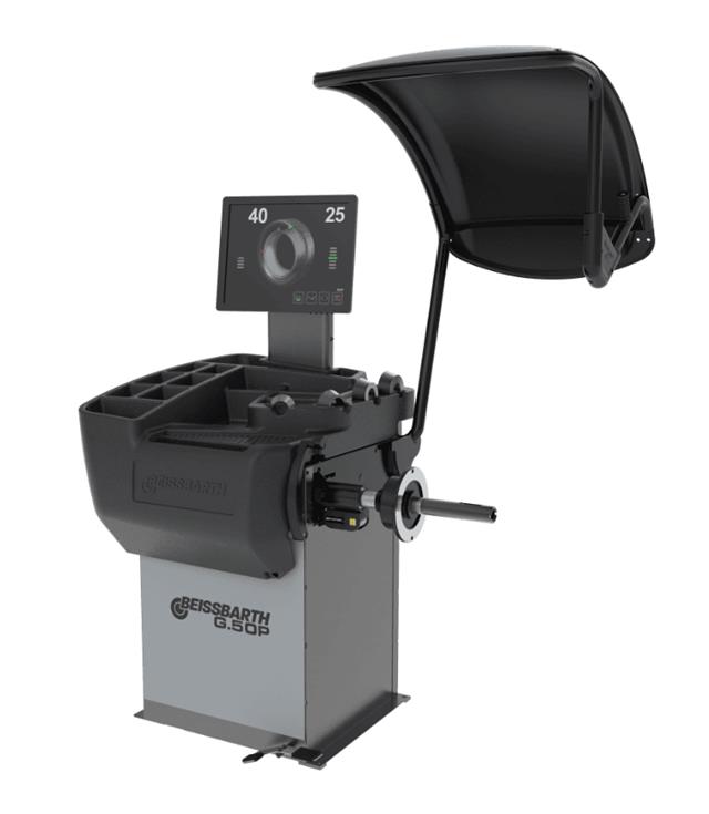 "Mašina za balansiranje točkova 1.5–20"" - 10–30"" 100 rpm 19"" touchscreen LCD monitor G.50 P BEISSBARTH"