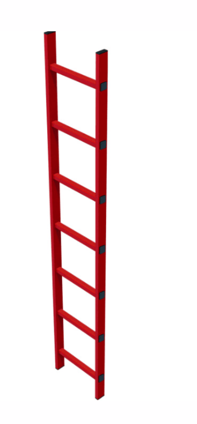 Merdevine za Shaft sa 10 gazišta 30x30 mm,visina merdvina 2,8 m,širina 340 mm GRP ZARGES