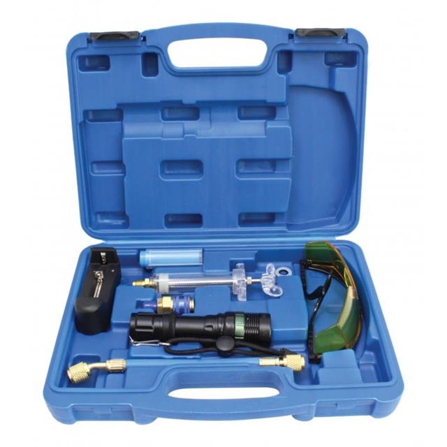 Garnitura za detekciju curenja iz klima uređaja R134a sa UV lampom 3W UV-CREELED i zaštitne naočare ASTA