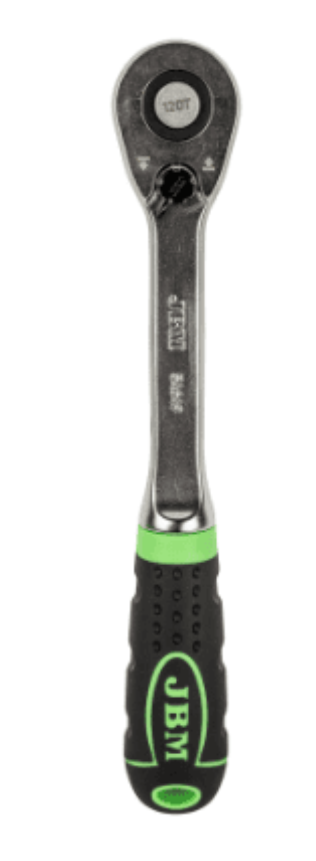 "Ručica reverzibilna 1/2"" visokog obrtnog momenta (900 Nm) sa glavom od 120 zuba za precizno pritezanje/otpuštanje dužina 270 mm, cink završna obrada JBM"