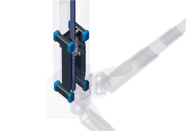 Dvostubna dizalica 5,5 t sa trostrukom sigurnošću, H-profil stubovima i kontrolom rada uz LED signalizaciju; za putnička i laka dostavna vozila MAHA