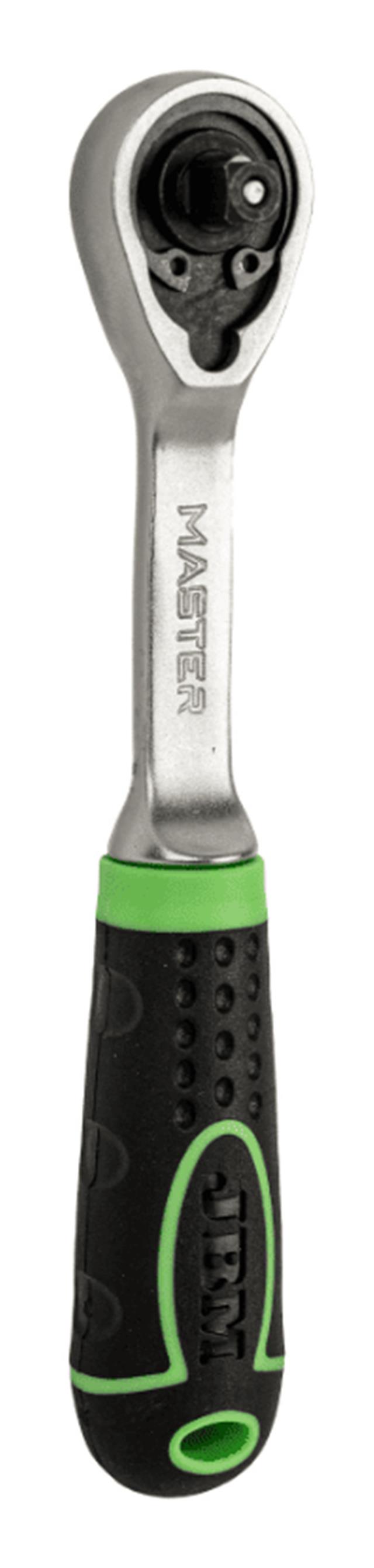 "Ručica reverzibilna 1/4"" visokog obrtnog momenta (100 Nm) sa glavom od 120 zuba za precizno pritezanje/otpuštanje dužina 150 mm, cink završna obrada JBM"