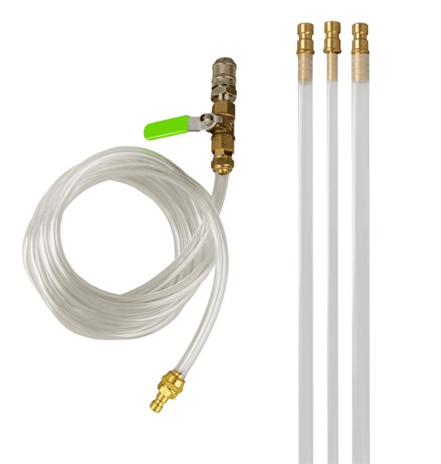 Pneumatska pumpa za ekstrakciju ulja u menjačima i motorima 10 L 40-170 PSI 15 adaptera u garnituri JBM