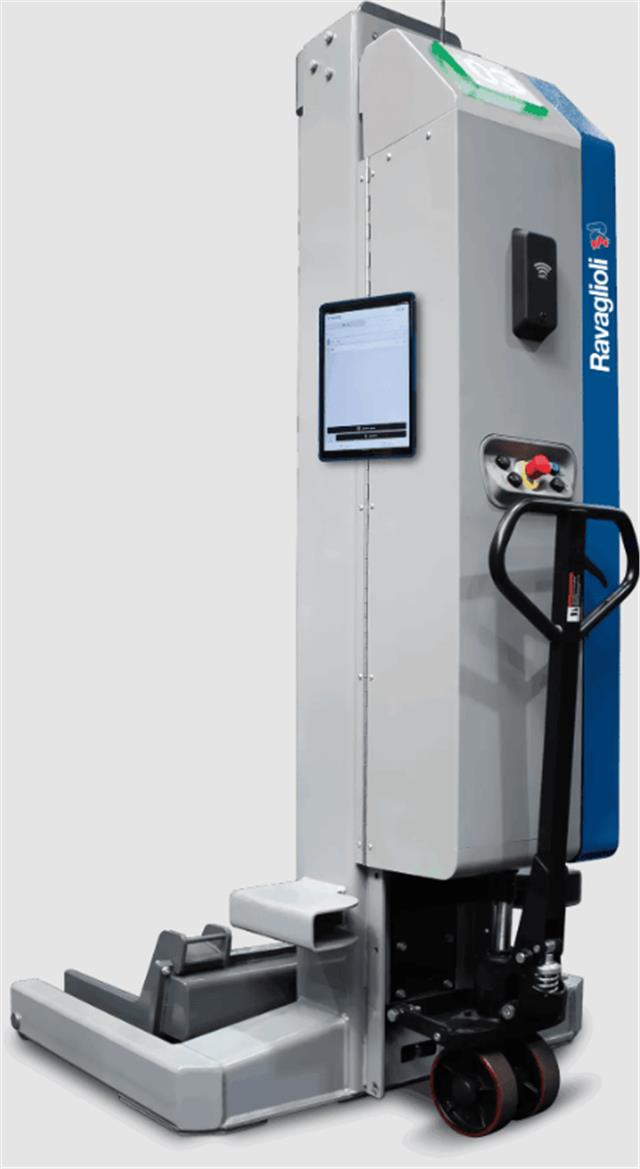 Dizalica elektro hidraulična mobilna 570-1300 mm, sa bežičnom komunikacijom između stubova, 6 stuba nosivosti 7500 kg po stubu ALPHA 6-7.5 RAVAGLIOLI