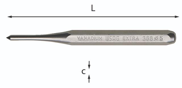 Tačkaš 4x125 mm prečnik tela 10,0 mm 368 USAG