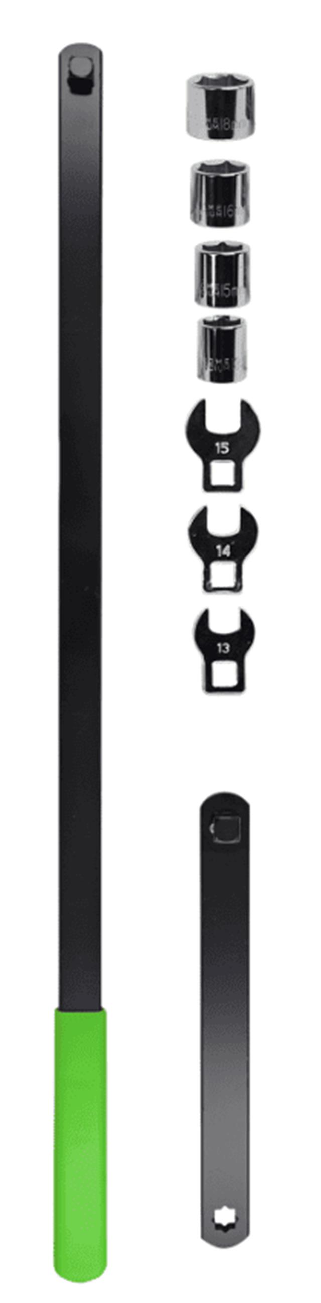 Ključ za španere sa izmenjivim okastim nastavcima u koferu 10/1 JBM