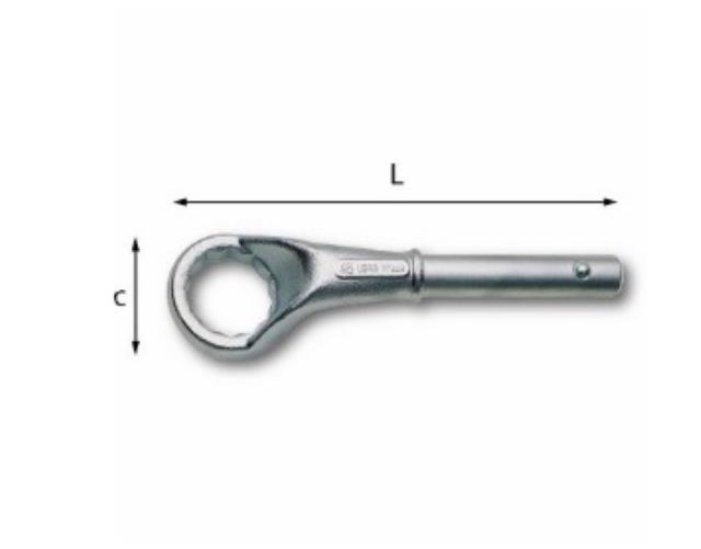 Ključ okasti jednostrani ojačan 90 mm dužine 190 mm USAG