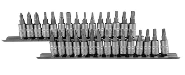 "Ključevi nasadni različitih profila (imbus, ravni, krstasti, torx, rezistorx) prihvat 1/4"" 30/1 JBM"