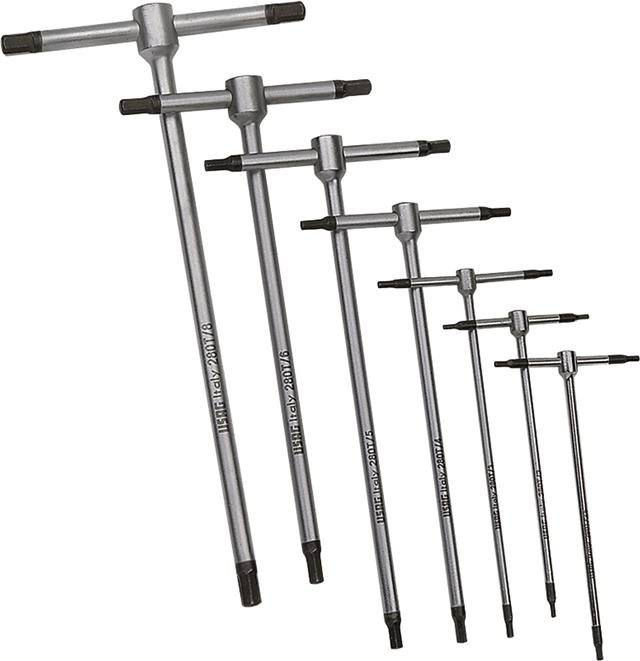 Ključevi inbus sa T drškom 2-8 mm na kartonskom nosaču 7/1 280 T/SE7 USAG