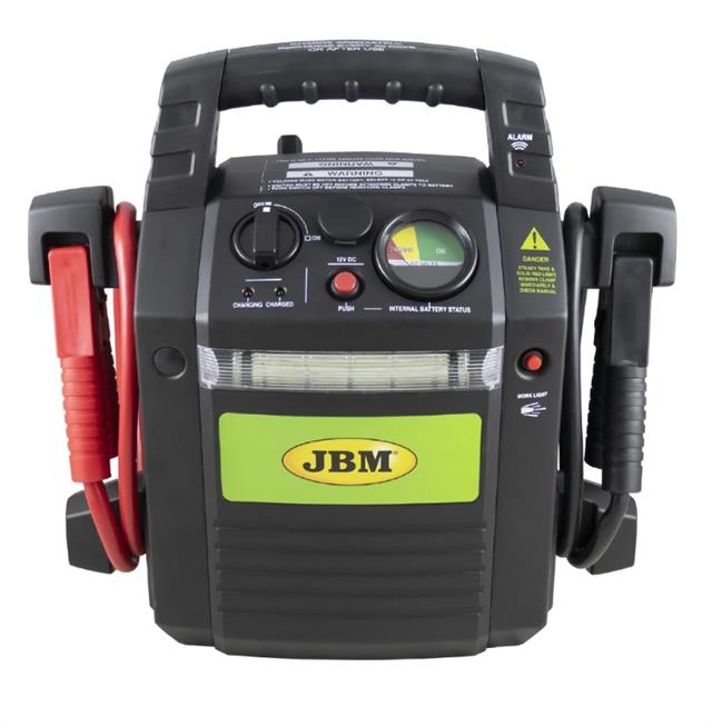 Starter buster 12V 750A/1500A sa integrisanim punjačem mobilni i lako prenosiv JBM