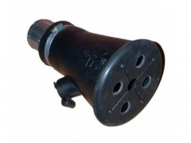 Gumeni usisnik sa poklopcem za auspuhe za crevo fi 100 mm izlaz fi 140 mm FILCAR
