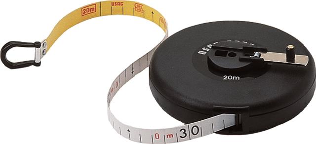 Merna traka metalna dužina merenja do 10 m, kućište od ABS-a 982 FV  USAG