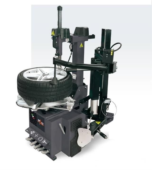 Automatska mašina za montažu i demontažu guma 12”-26,5” - 10”-24”  sa integrisanem uređajem za duvanje guma TUBELESS INFLATOR- bez POMOĆNE RUKE SPACE