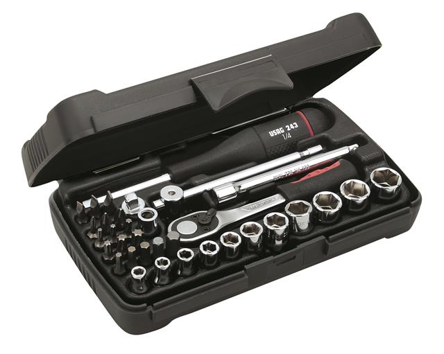 "Garnitura nasadnih ključeva prihvat 1/4"" 4-14 mm 19/1 USAG"