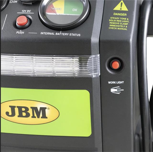 Starter buster 12V 750A/1500A sa integrisanim punjačem mobilni i lako prenosiv JBM