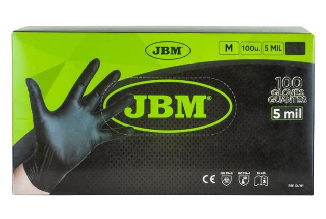 Zaštitne rukavice potrošne od nitrila veličina M 100/1 debjina 5 mm JBM