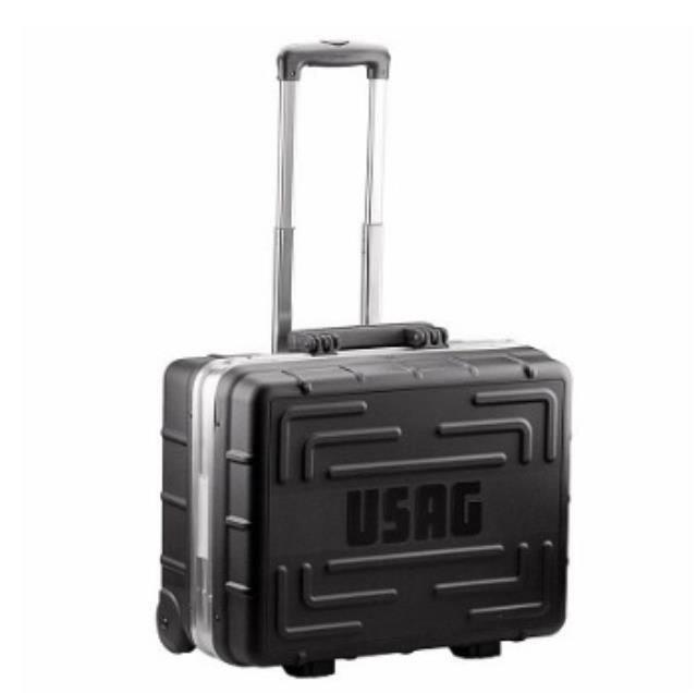 Kofer za alat od polipropilena sa metalnim ojačanjem i ručicom za nonšenje na točkićima, 001RV USAG
