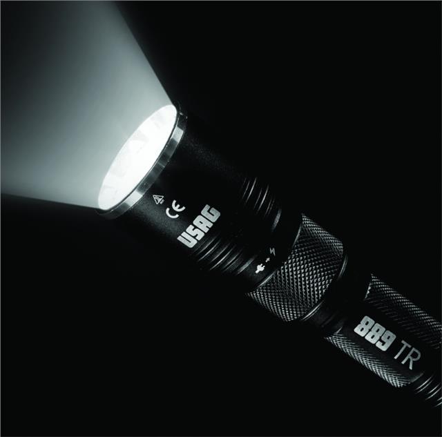 Lampa LED 600 lumen kućište od aluminijuma 3 x režim rada 3,7V Li-on 2200 mAh 889 TR USAG