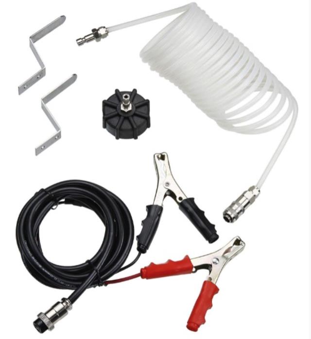 Električni uređaj za održavanje kočnica,mobilna verzija sa manometrom,crevima i priključnim kablom za bateriju 12V ASTA