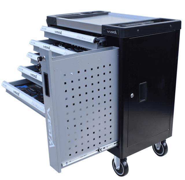 Kolica za alat 7 fioka sa 5 punih fioka alata u penastom modulu ASTA