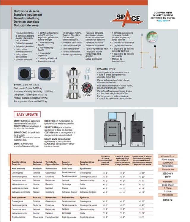 Uređaj za centriranje trapa Active 8 CCD senzora ARC78WS SPACE