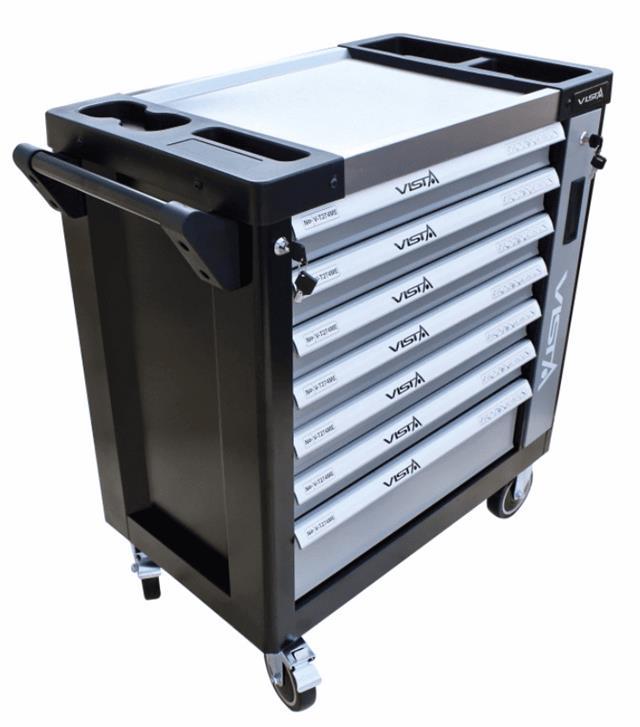 Kolica za alat 7 fioka sa 5 punih fioka alata u penastom modulu ASTA