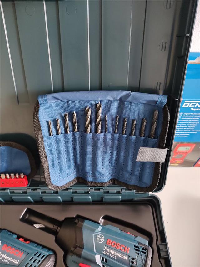 Bosch set akumulatorskih alata bušilica GSR 120-Li + udarni odvrtač GDR 120-LI + GAL 12V-20 u koferu BOSCH