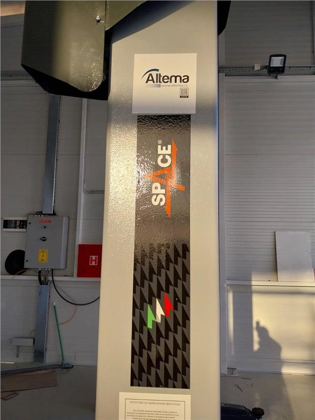 Dizalica dvostubna, elektro-mehanička nosivosti 4200 kg sa simetrični stubovi SPACE