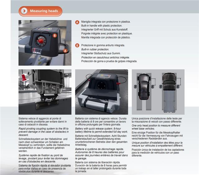 "Uređaj za centriranje trapa 3D bluetooth prenos podataka opseg 8""-24"" SPACE"